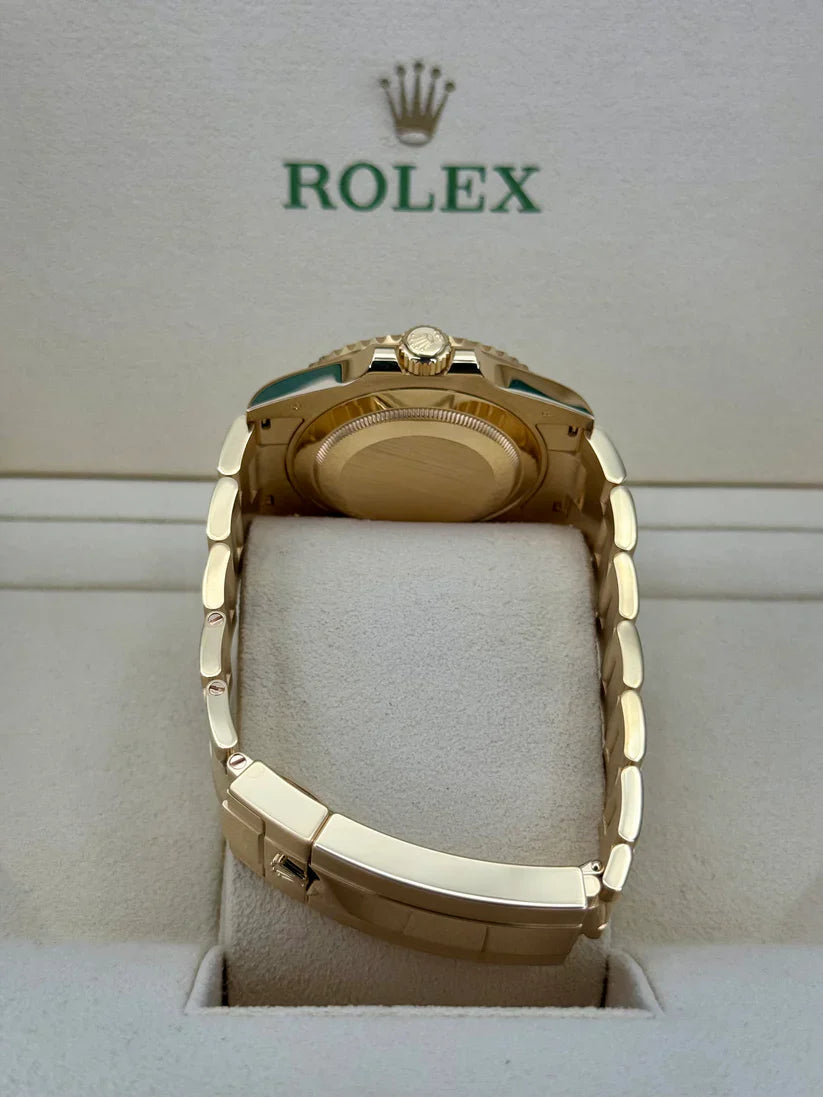 RLX Submariner 41mm Blue Dial Yellow Gold Oyster Watch
