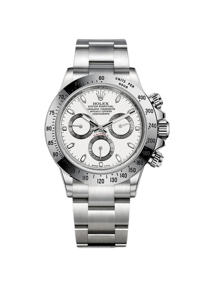 RLX Daytona White Dial Stainless steel Mens Watch