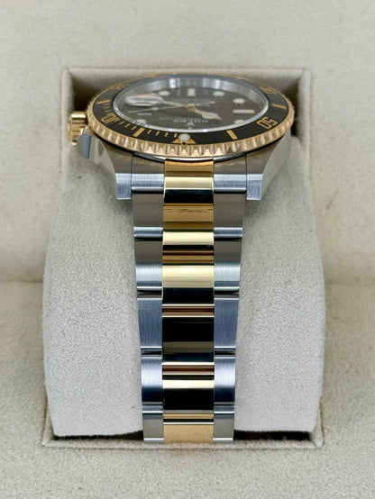 RLX Submariner 41mm Two-Tone Yellow Gold Black Dial Black Bezel