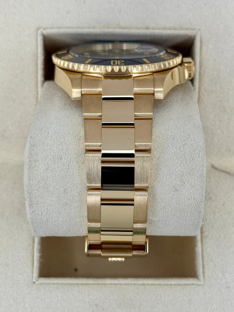 RLX Submariner 41mm Yellow Gold Black Dial Black Bezel