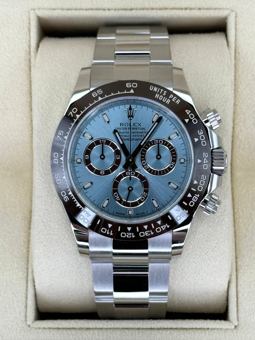 RLX Daytona 40mm Platinum Ice Blue