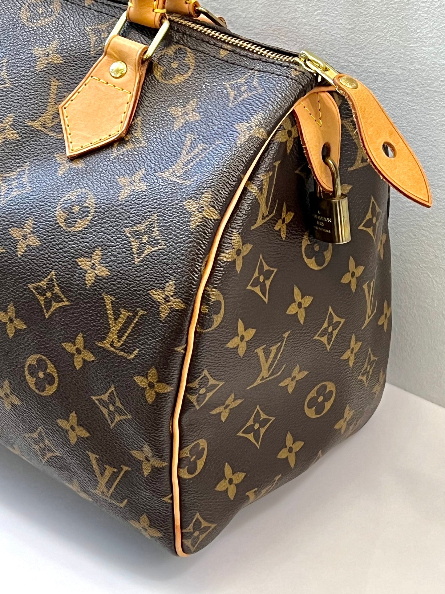LOUIS VUITTON MONOGRAM SPEEDY 30 HANDBAG